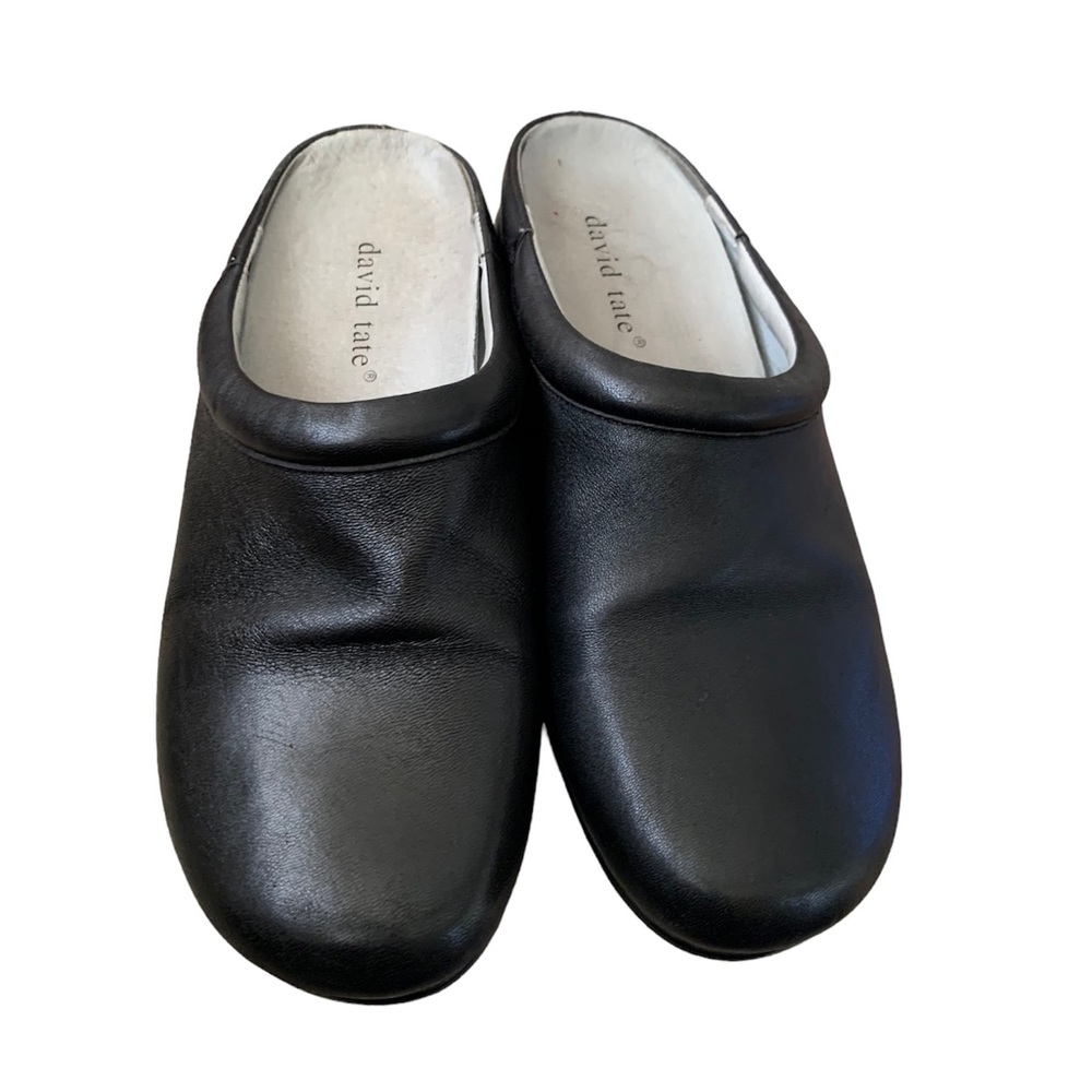 David Tate Catalina Womens Leather Slip On Mules size 8